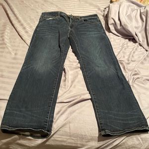 American Eagle dark blue flex original straight denim jeans. 33x30.